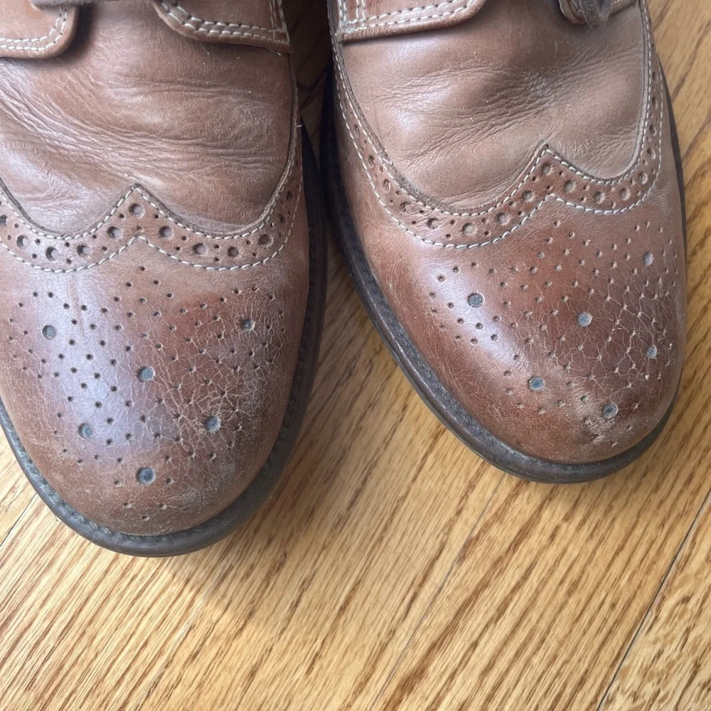 Bostonian Classic Brown Leather Men's Dress Shoes Size 9.5 Dress Workwear